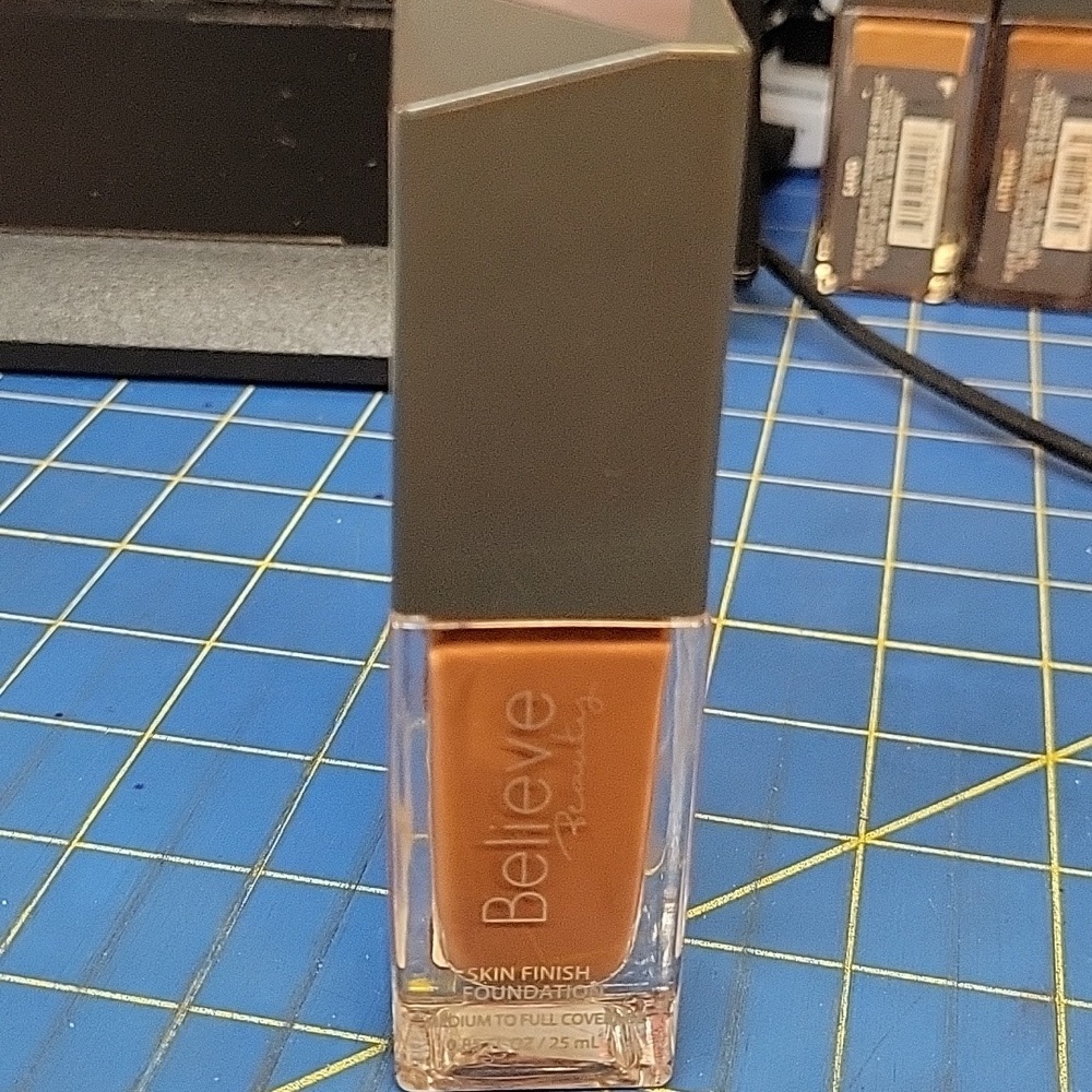 Believe Beauty Skin Finish Foundation 25ml New Bottle - Chestnut